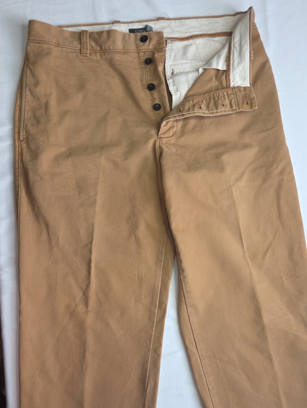 J. Crew Men's Chinos in Camel